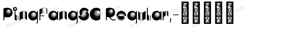 PingFangSC Regular,字体转换